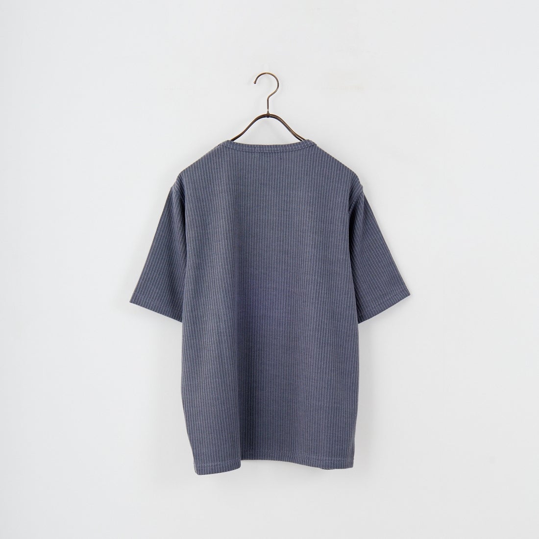 Jeans Factory Clothes [ジーンズファクトリークローズ] アゼ編みダブルフェイスTシャツ [EPC-53215] 3 NAVY