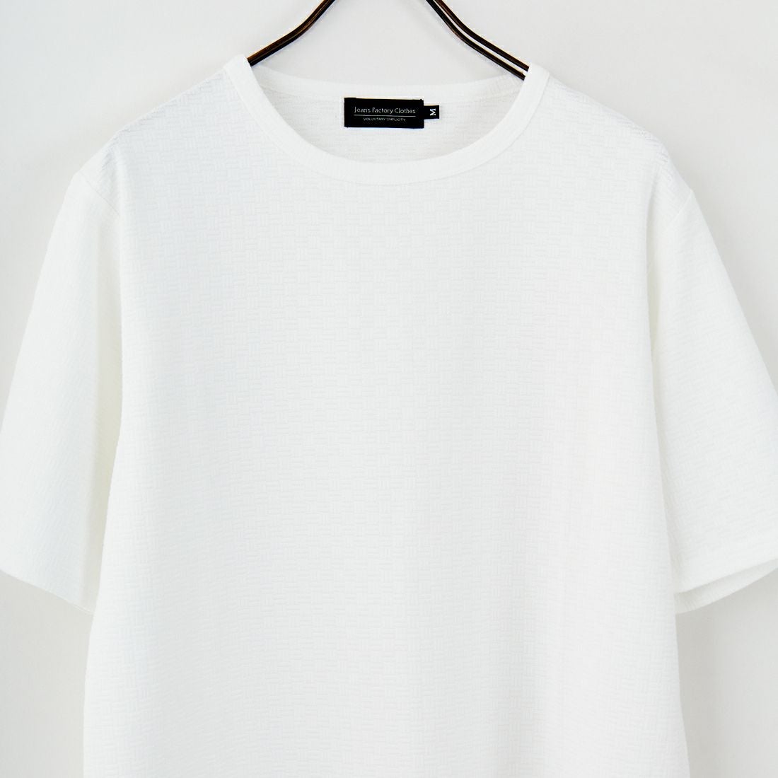 Jeans Factory Clothes [ジーンズファクトリークローズ] リンクスジャガードTシャツ [EPC-53214] 1 OFF