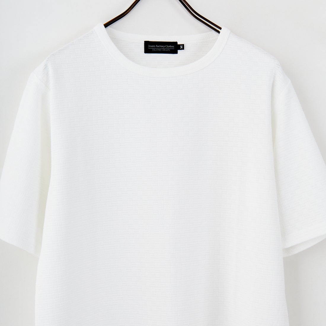 Jeans Factory Clothes [ジーンズファクトリークローズ] リンクスジャガードTシャツ [EPC-53214] 1 OFF