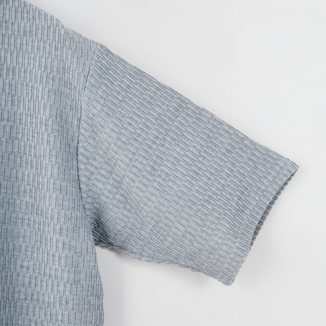 Jeans Factory Clothes [ジーンズファクトリークローズ] ハニカムワッフルリブTシャツ [EPC-53208] 2 GREY