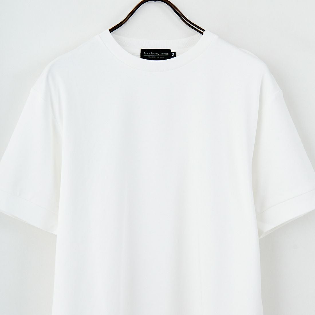 Jeans Factory Clothes [ジーンズファクトリークローズ] シルケットスムース切替Tシャツ [25232039] 001 WHT