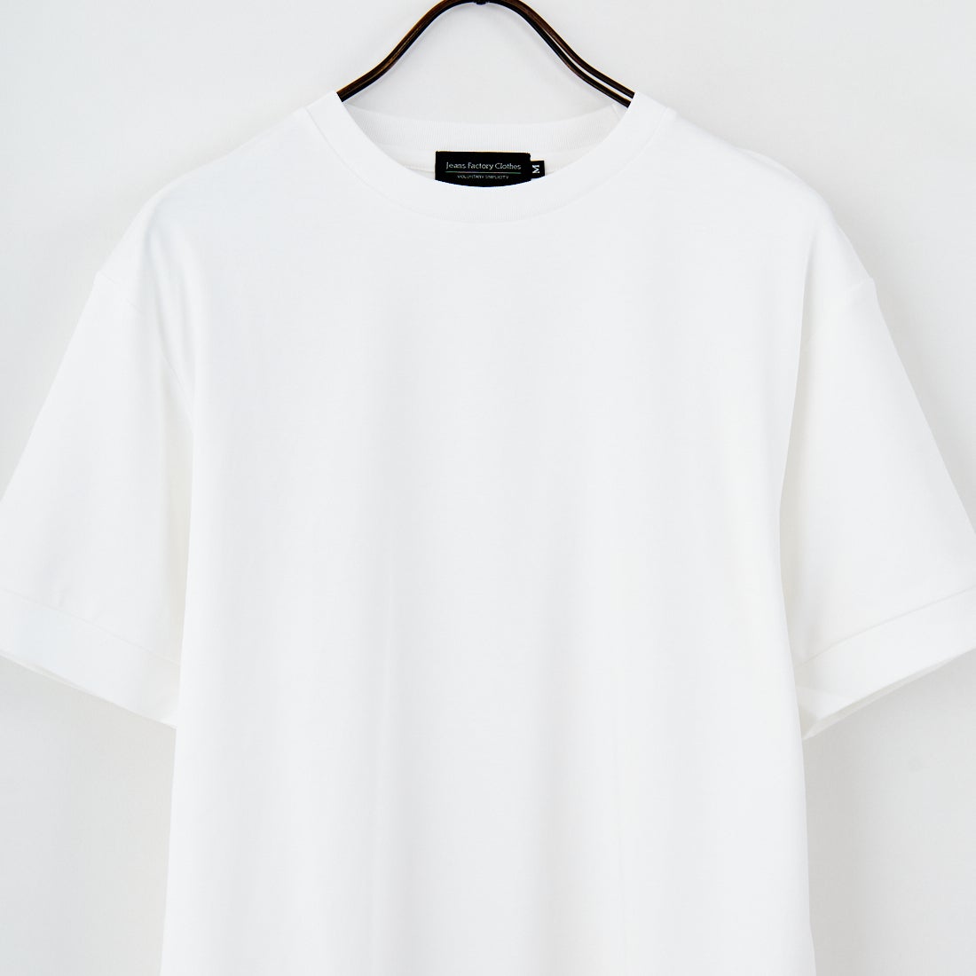 Jeans Factory Clothes [ジーンズファクトリークローズ] シルケットスムース切替Tシャツ [25232039] 001 WHT