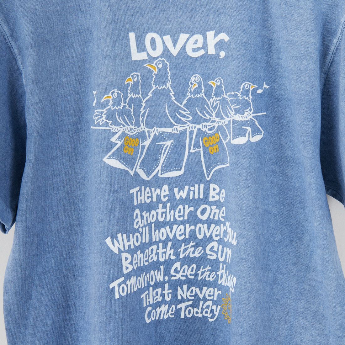 Good On [グッドオン] Birds ショートスリーブTシャツ [OLSS1289P] P-AJISAI