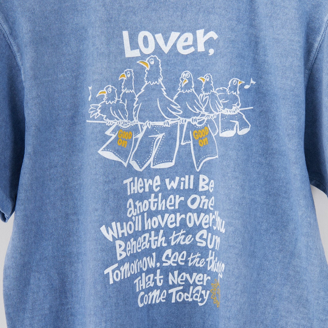 Good On [グッドオン] Birds ショートスリーブTシャツ [OLSS1289P] P-AJISAI