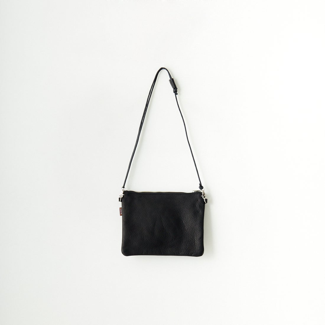 MR.OLIVE E.O.I [ミスターオリーブ] ウォータープルーフ ウォッシャブルレザーサコッシュ [ME680] BLACK