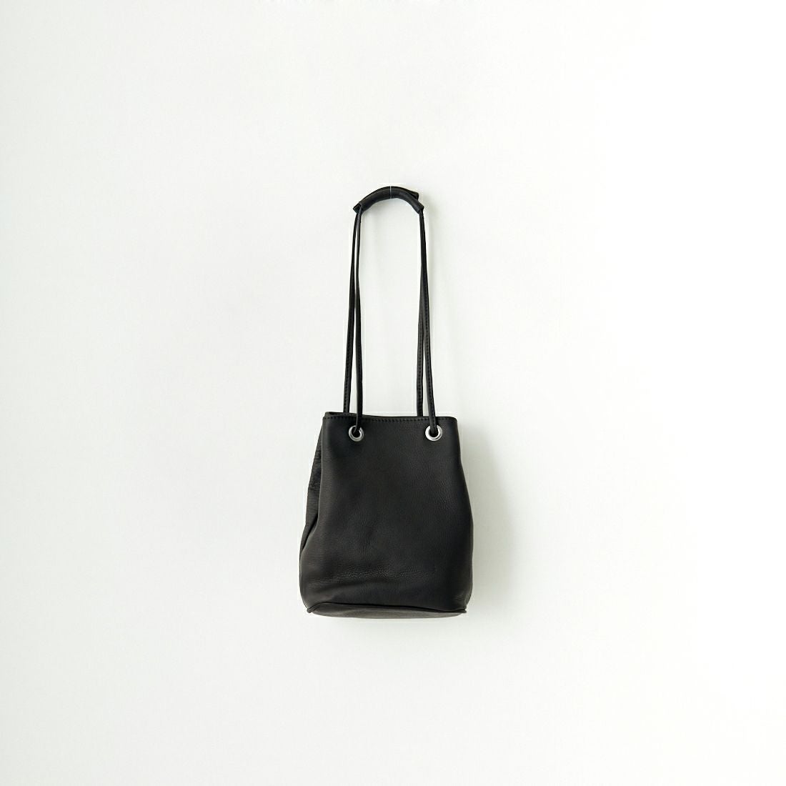 MR.OLIVE E.O.I [ミスターオリーブ] ウォータープルーフ ウォッシャブルレザーシリンダーバッグ [ME653] BLACK