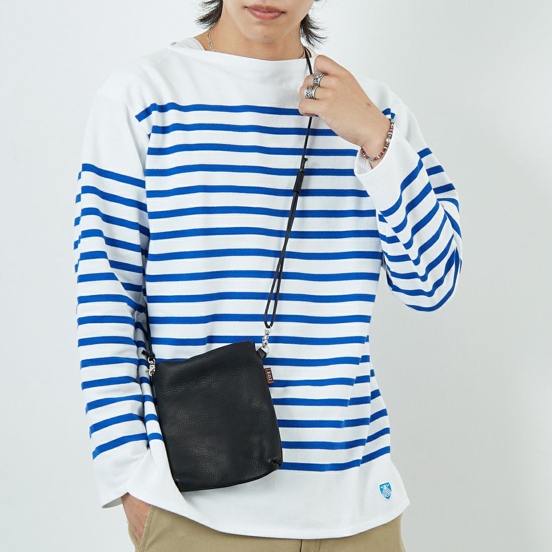 MR.OLIVE E.O.I [ミスターオリーブ] ウォータープルーフウォッシャブルレザー ティニーサコッシュ [ME679]