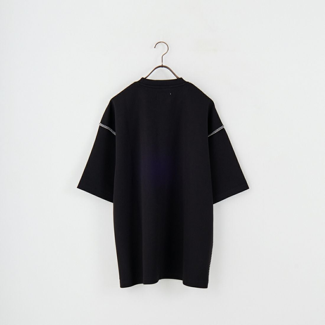 33Degrees [サーティスリーディグリーズ] ポンチカラーステッチTシャツ [311098IN] BLACK