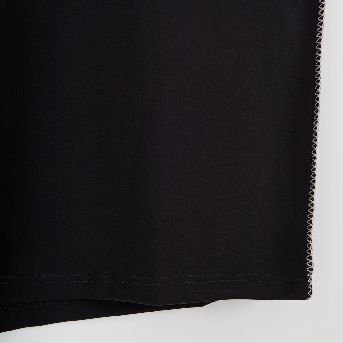 33Degrees [サーティスリーディグリーズ] ポンチカラーステッチTシャツ [311098IN] BLACK