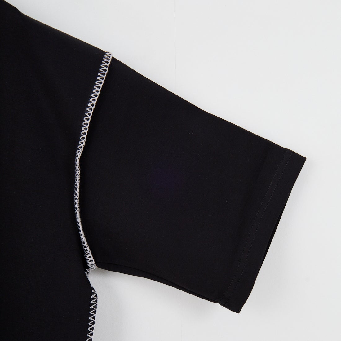 33Degrees [サーティスリーディグリーズ] ポンチカラーステッチTシャツ [311098IN] BLACK