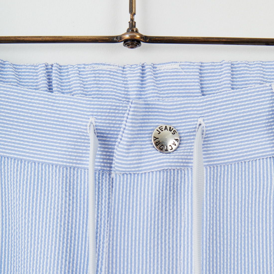 Jeans Factory Clothes [ジーンズファクトリークローズ] シアサッカーイージーパンツ [JFC-252-012] BLUE