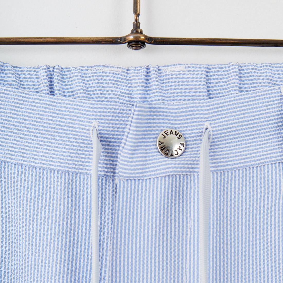 Jeans Factory Clothes [ジーンズファクトリークローズ] シアサッカーイージーパンツ [JFC-252-012] BLUE