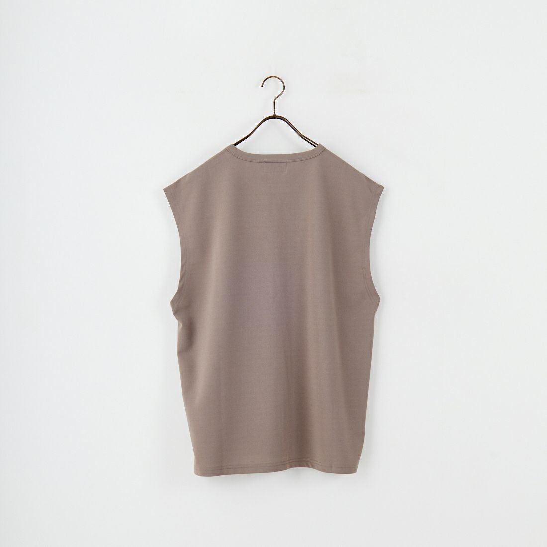 33Degrees [サーティスリーディグリーズ] 梨地ジャージノースリーブTシャツ [724401] GREIGE