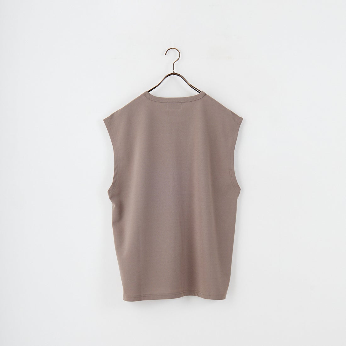 33Degrees [サーティスリーディグリーズ] 梨地ジャージノースリーブTシャツ [724401] GREIGE