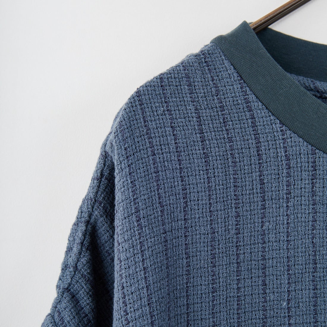 Jeans Factory Clothes [ジーンズファクトリークローズ] コットンリネンストライプドロストTシャツ [BFP130] 520 GRY