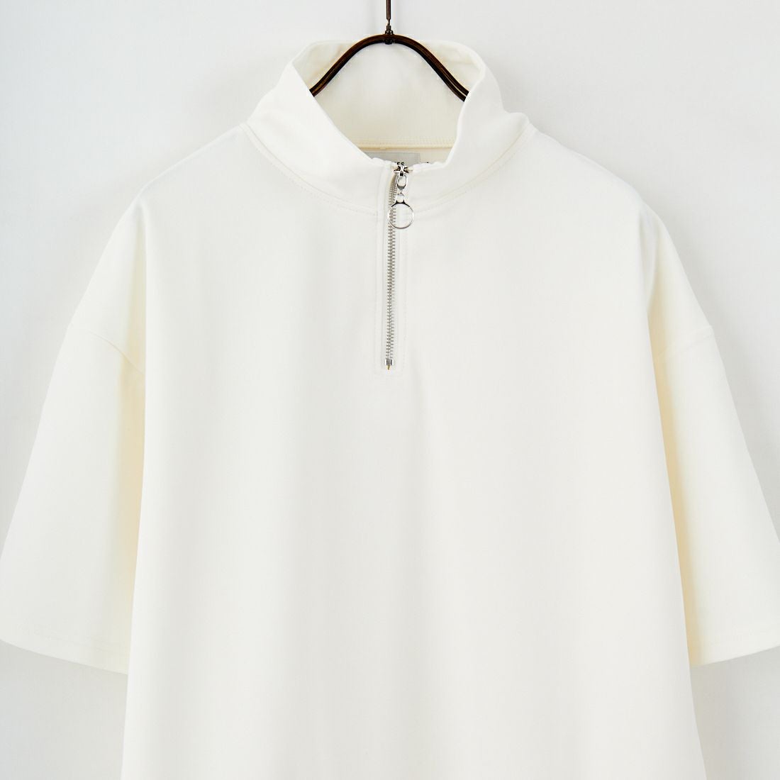 33Degrees [サーティスリーディグリーズ] 梨地ジャージハーフジップTシャツ [725413] OFF