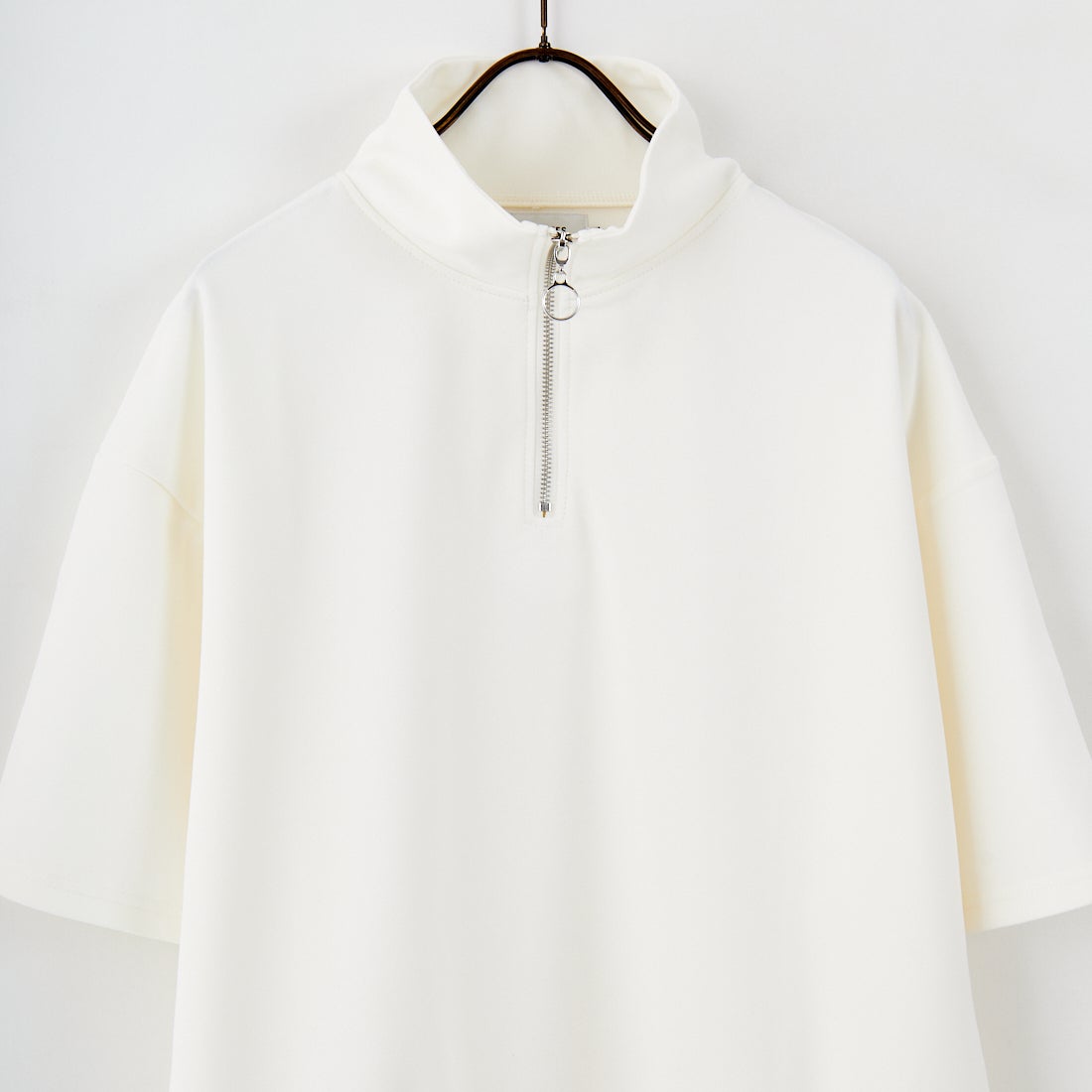 33Degrees [サーティスリーディグリーズ] 梨地ジャージハーフジップTシャツ [725413] OFF