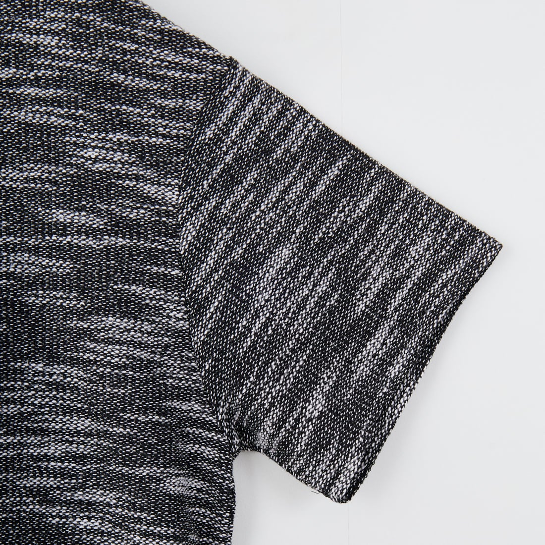 33Degrees [サーティスリーディグリーズ] スラブインレイTシャツ [225400] BLACK