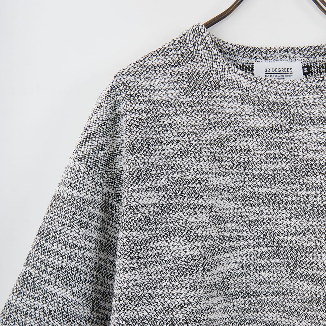 33Degrees [サーティスリーディグリーズ] スラブインレイTシャツ [225400] GREY
