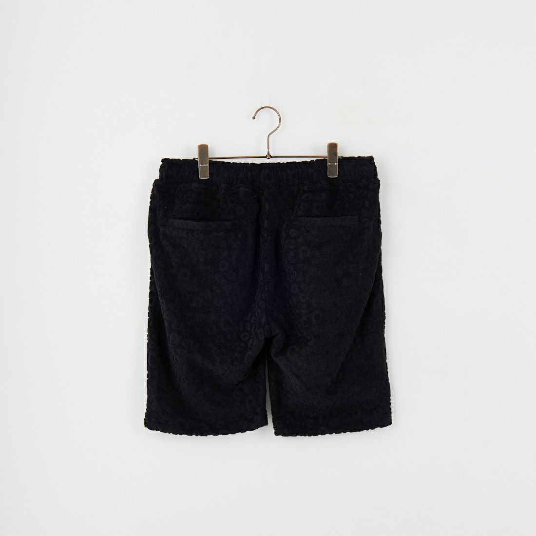 33Degrees [サーティスリーディグリーズ] レオパード柄パイルショートパンツ [725415] BLACK