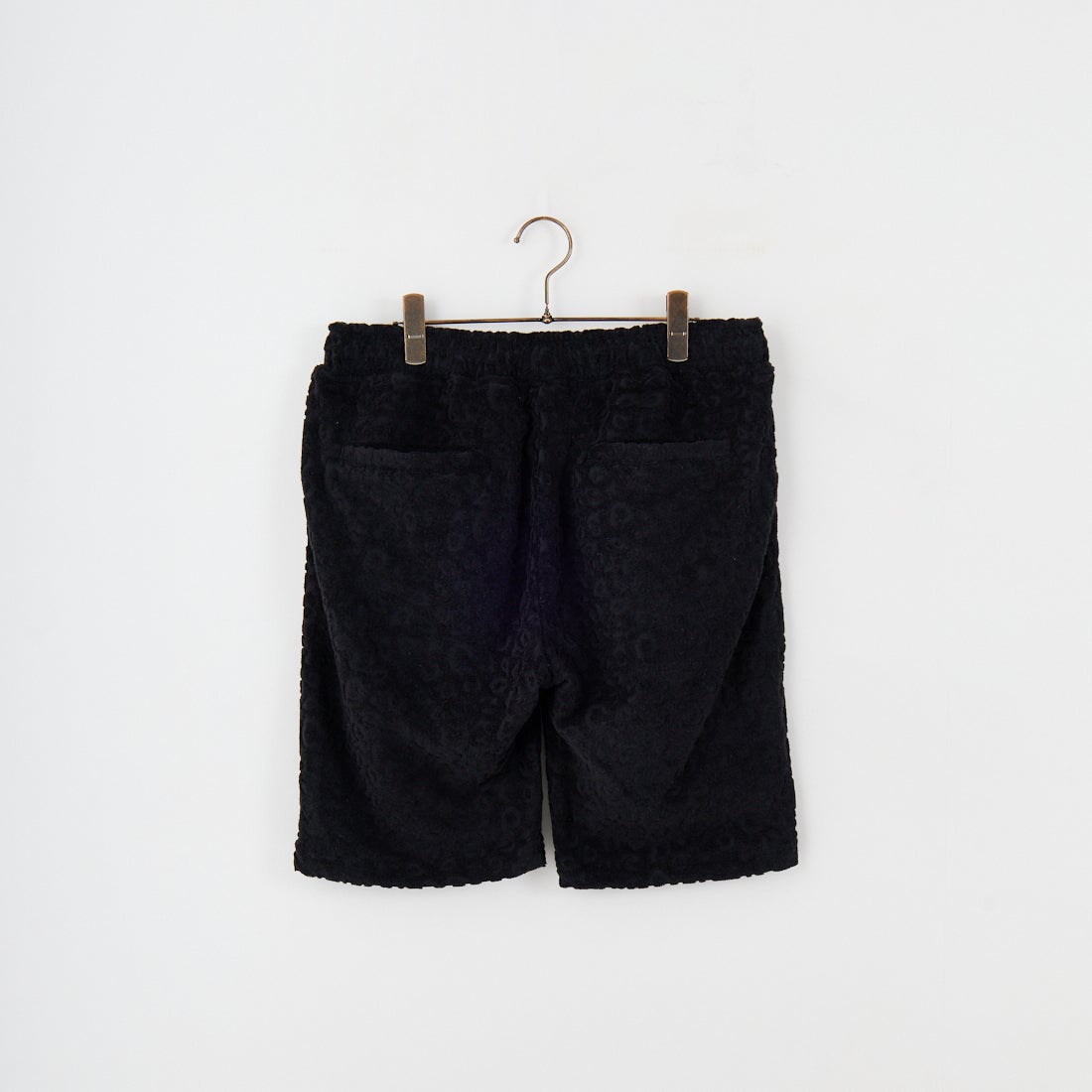 33Degrees [サーティスリーディグリーズ] レオパード柄パイルショートパンツ [725415] BLACK