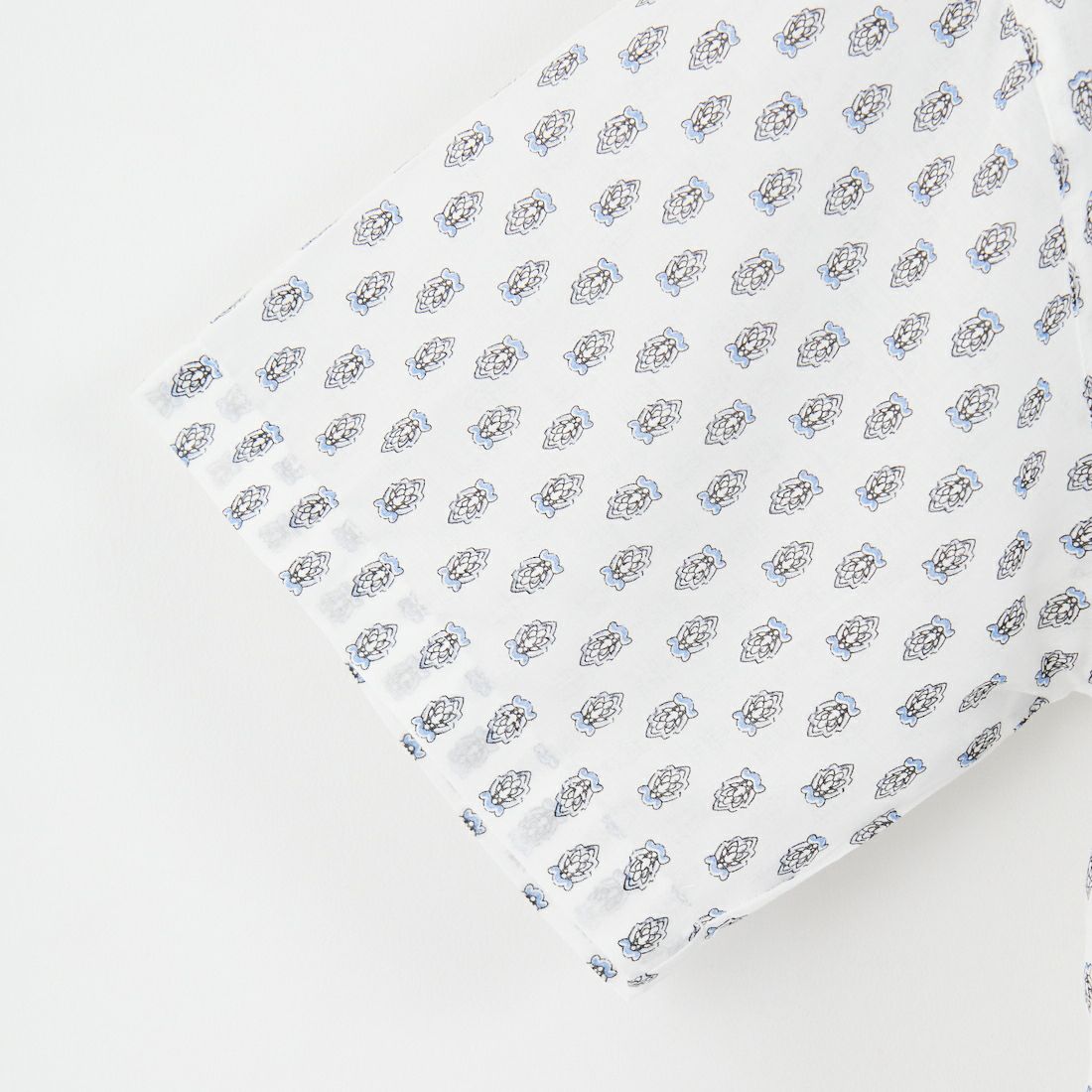 33Degrees [サーティースリーディグリーズ] プロバンスプリントオープンカラーシャツ [M2515003F] WHITE