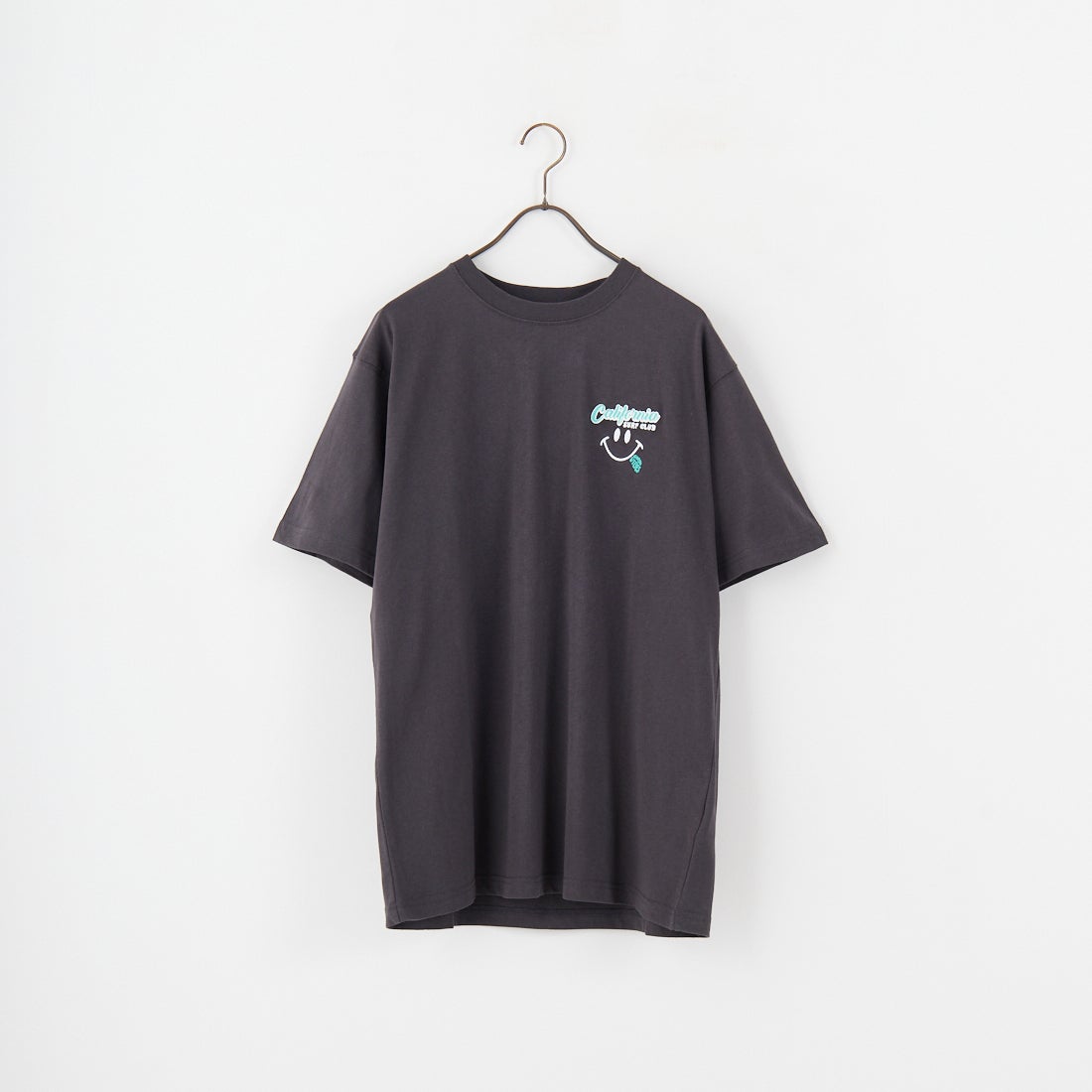 33Degrees [サーティスリーディグリーズ] スマイルサガラ刺繍Tシャツ [252CF1ST433JF] GRY