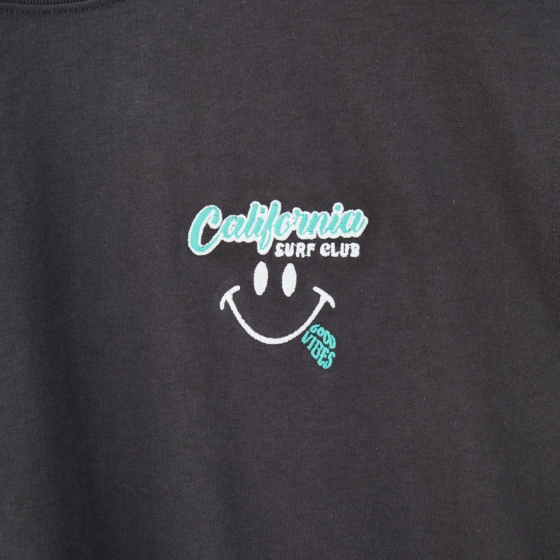 33Degrees [サーティスリーディグリーズ] スマイルサガラ刺繍Tシャツ [252CF1ST433JF] GRY