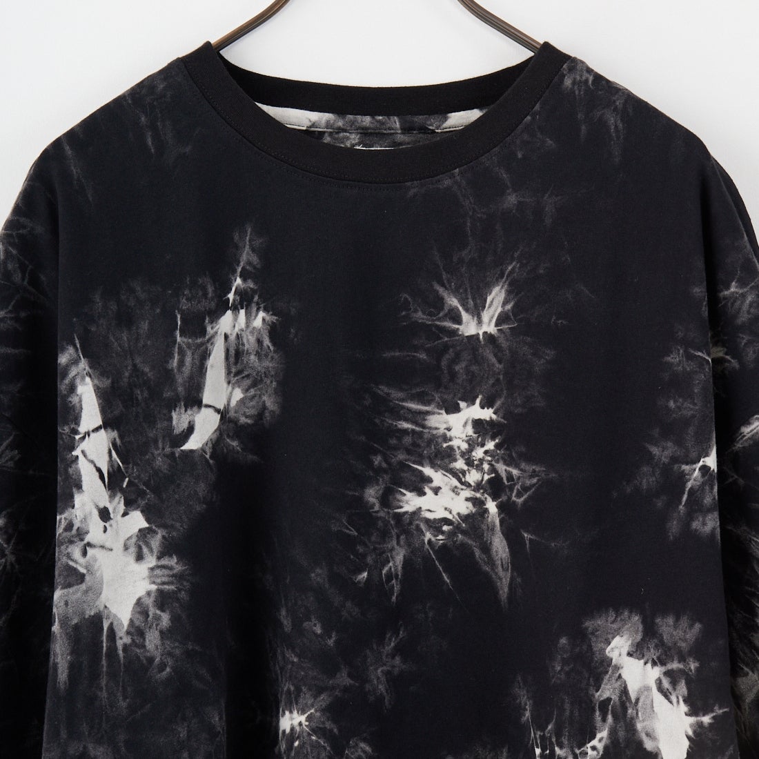 33Degrees [サーティースリーディグリーズ] タイダイ天竺Tシャツ [24A-14150JF] BLK/BEG