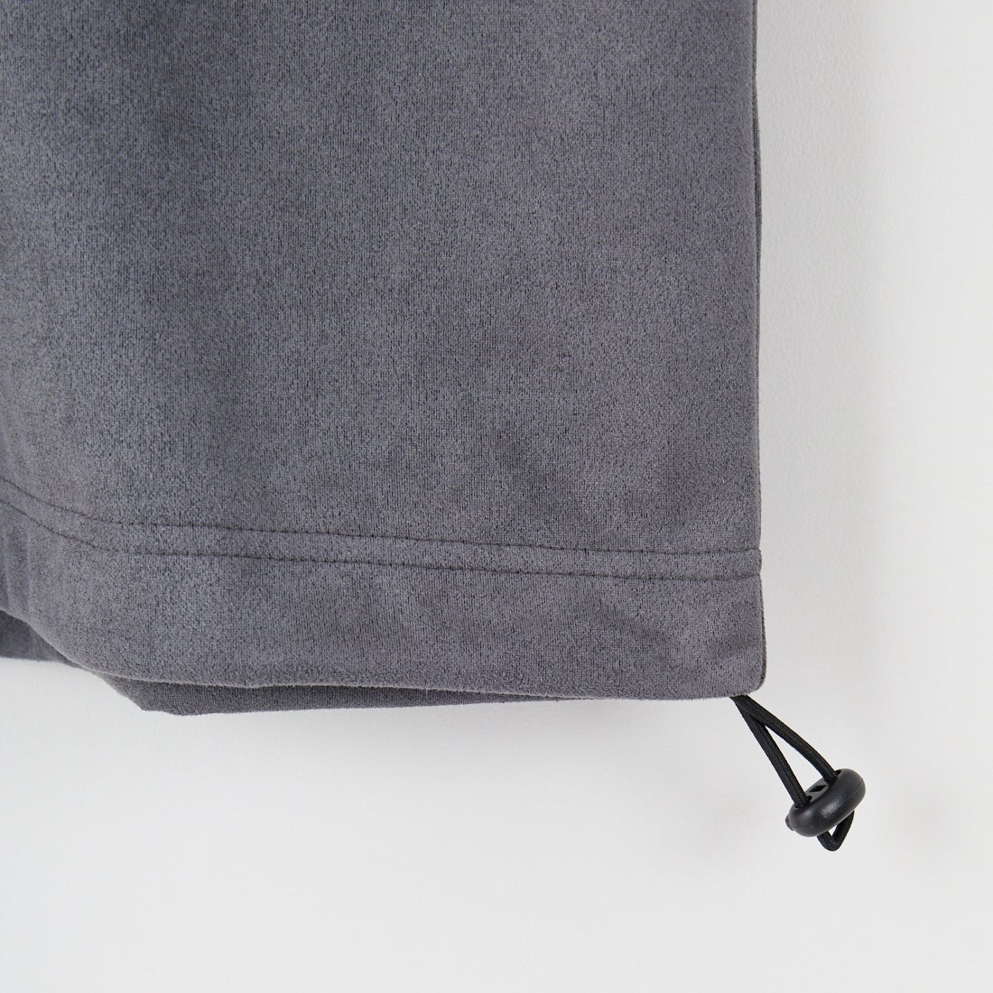 33Degrees [サーティースリーディグリーズ] ポンチスエードハーフジップTシャツ [25A-14120JF] GREY
