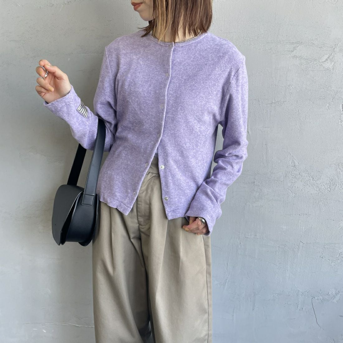 PURPLE&&モデル身長：158cm 着用サイズ：F&&