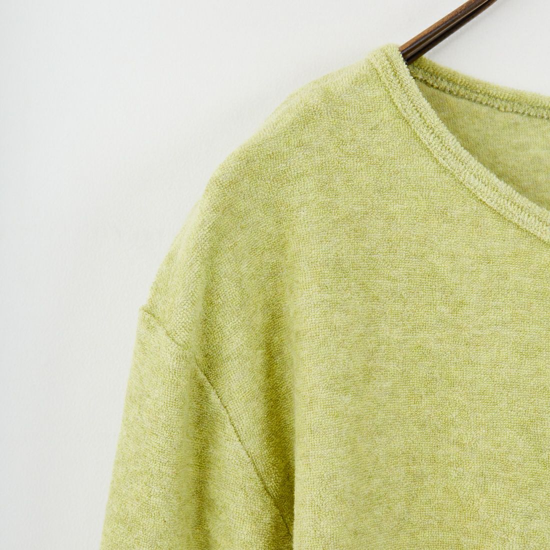 MEYAME [メヤメ] オーガニックコットンパイルカーディガン [MEY-2126] GREEN