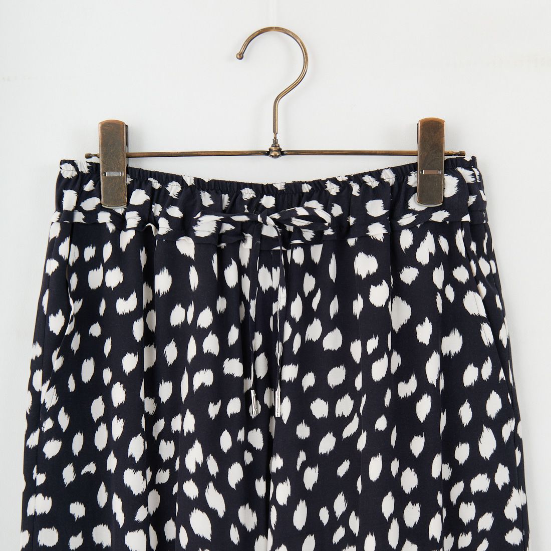 MICA&DEAL [マイカアンドディール] プリントストレートパンツ [0125203159] BLACK