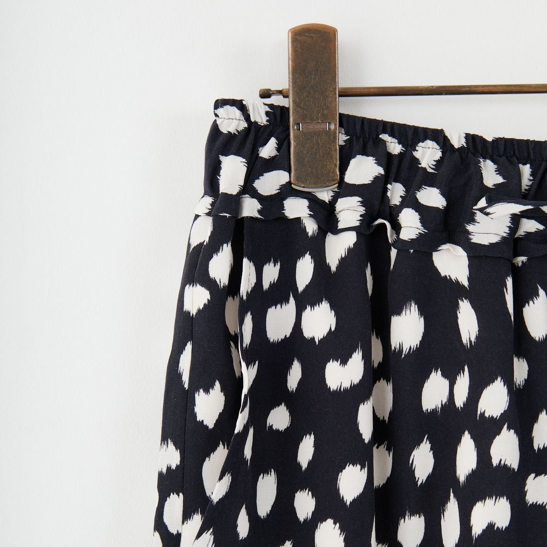 MICA&DEAL [マイカアンドディール] プリントストレートパンツ [0125203159] BLACK