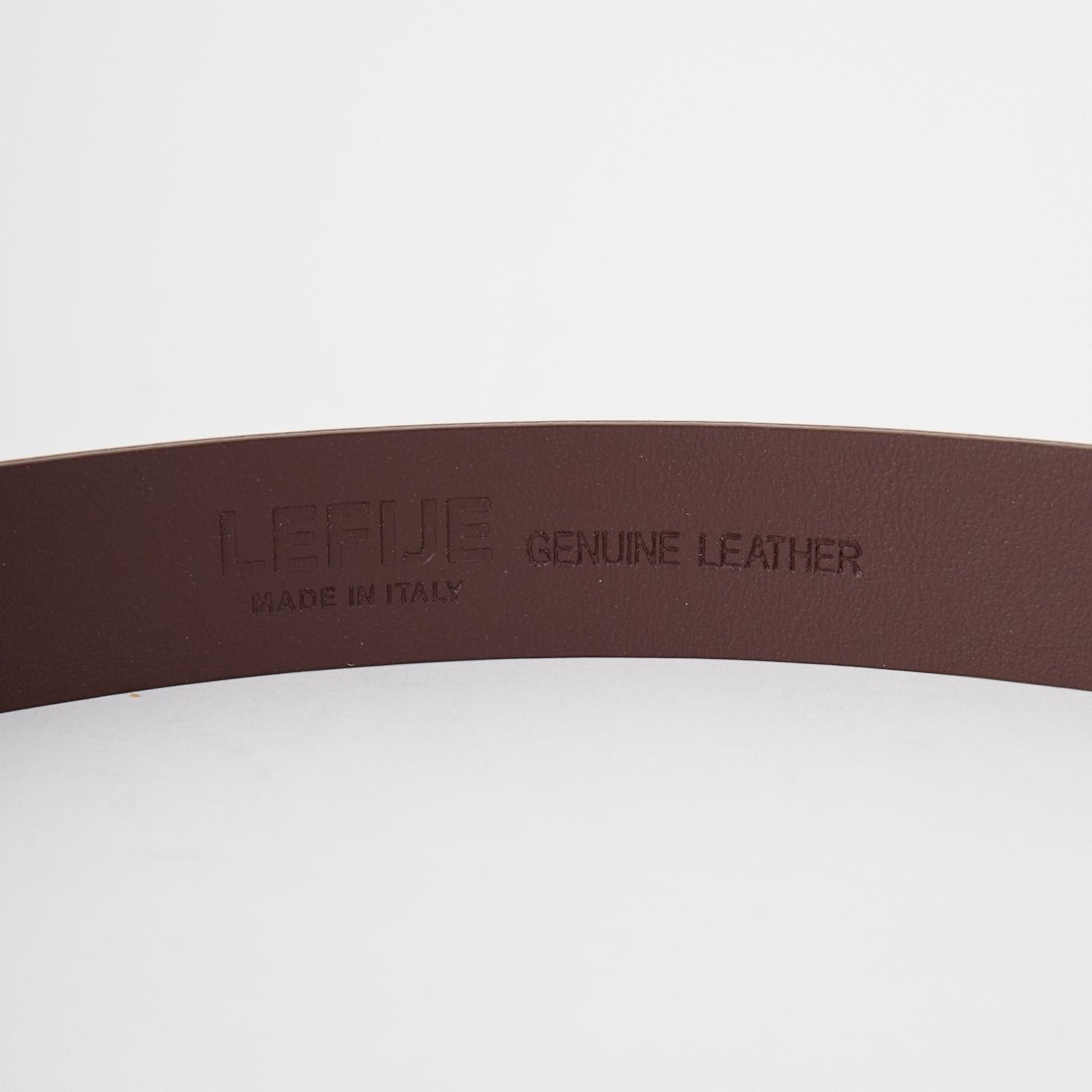 LEFIJE [レフィエ] TRESOR ガチャベルト [M4411C] 19G BROWN