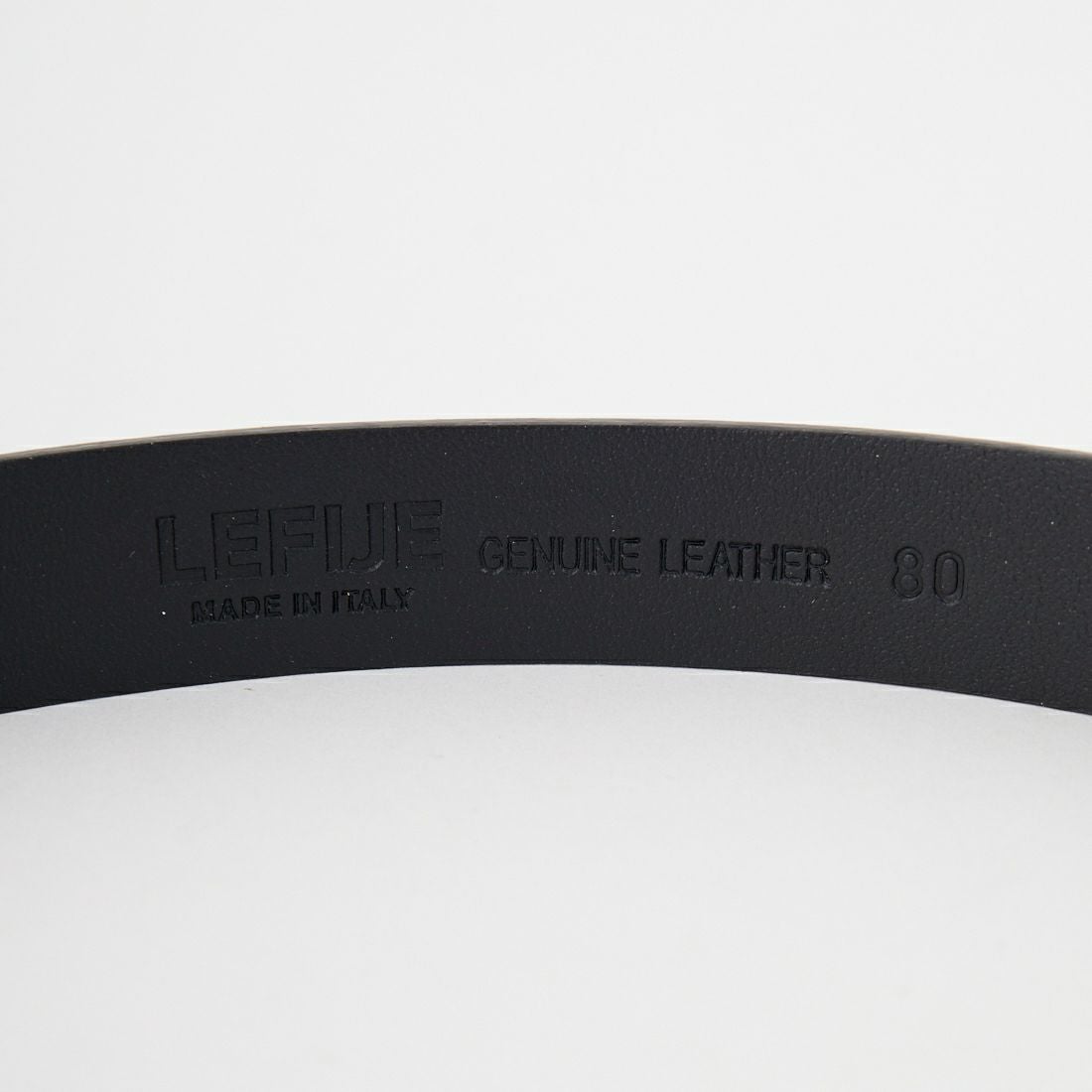 LEFIJE [レフィエ] TRESOR ベルト [M4621A] 01 BLACK