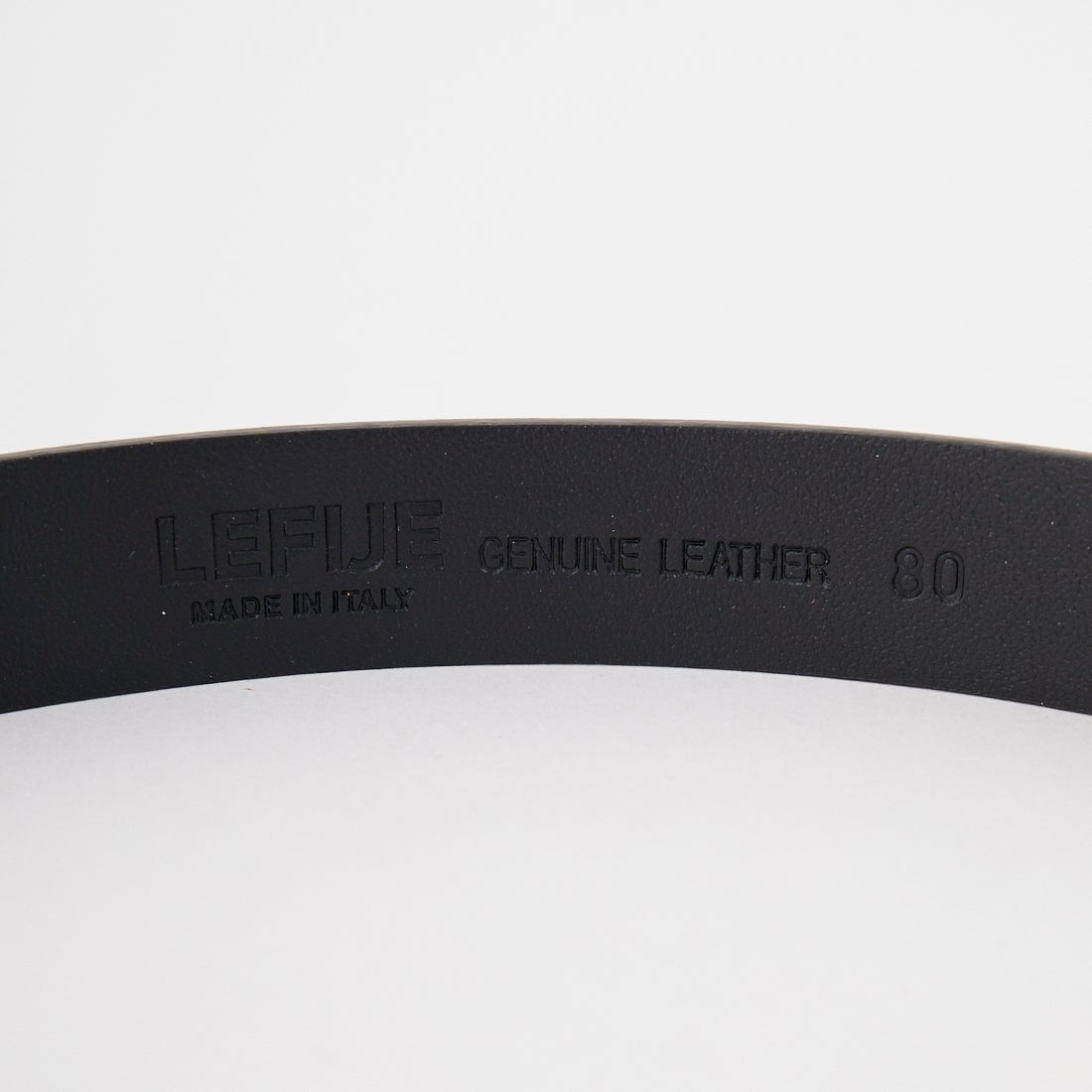 LEFIJE [レフィエ] TRESOR ベルト [M4621A] 01 BLACK