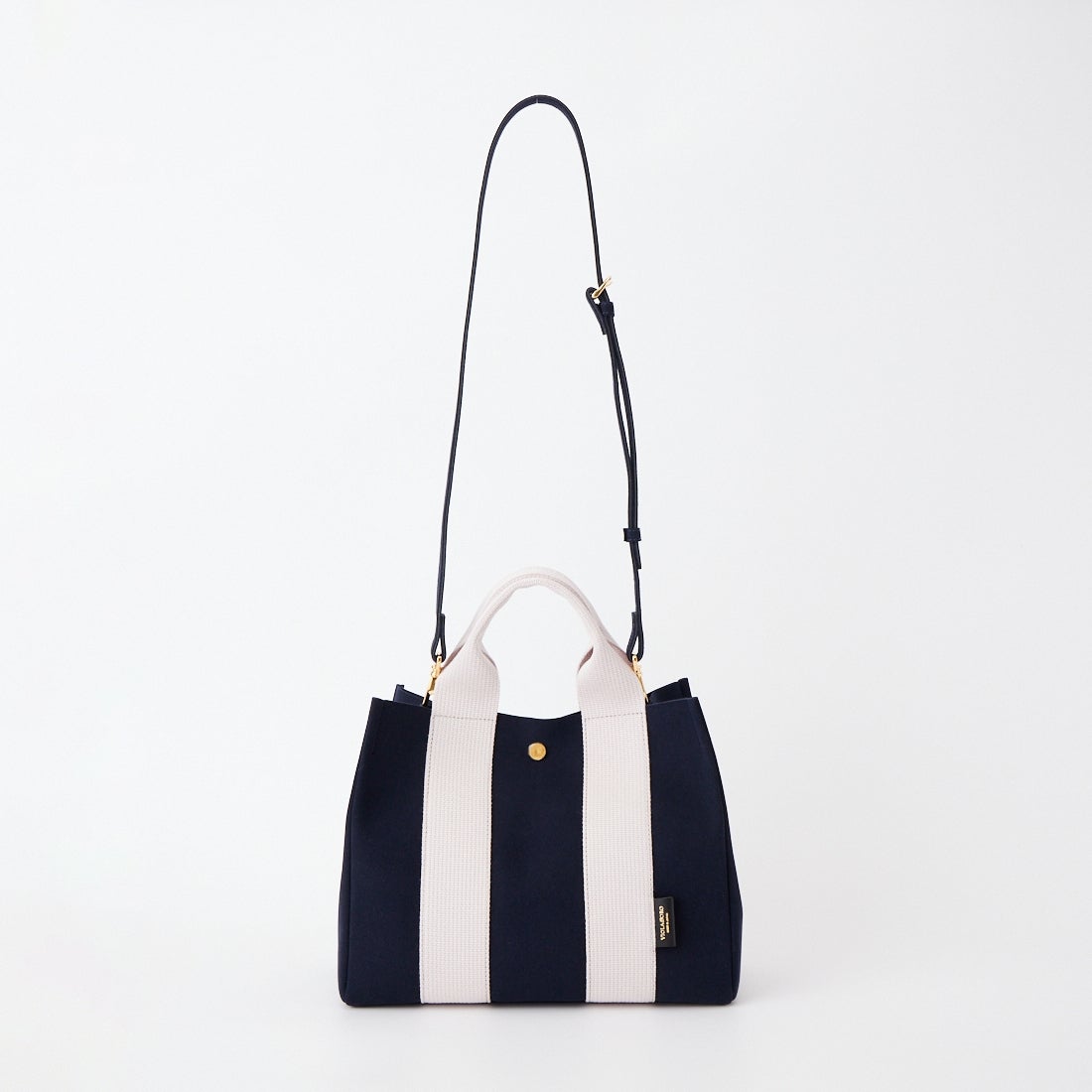 VIOLAd'ORO [ヴィオラドーロ] GINO マイクロファイバースエードトートバッグ [V-2063] NAVY/PNK B