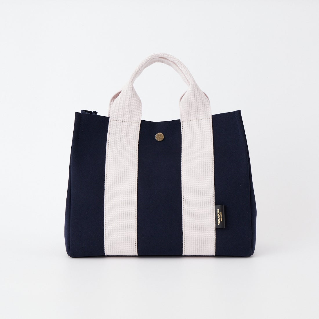 VIOLAd'ORO [ヴィオラドーロ] GINO マイクロファイバースエードトートバッグ [V-2063] NAVY/PNK B