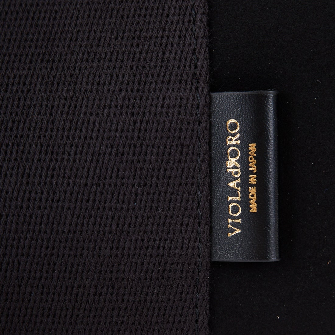 VIOLAd'ORO [ヴィオラドーロ] GINO マイクロファイバースエードトートバッグ [V-2063] BLACK/BLK