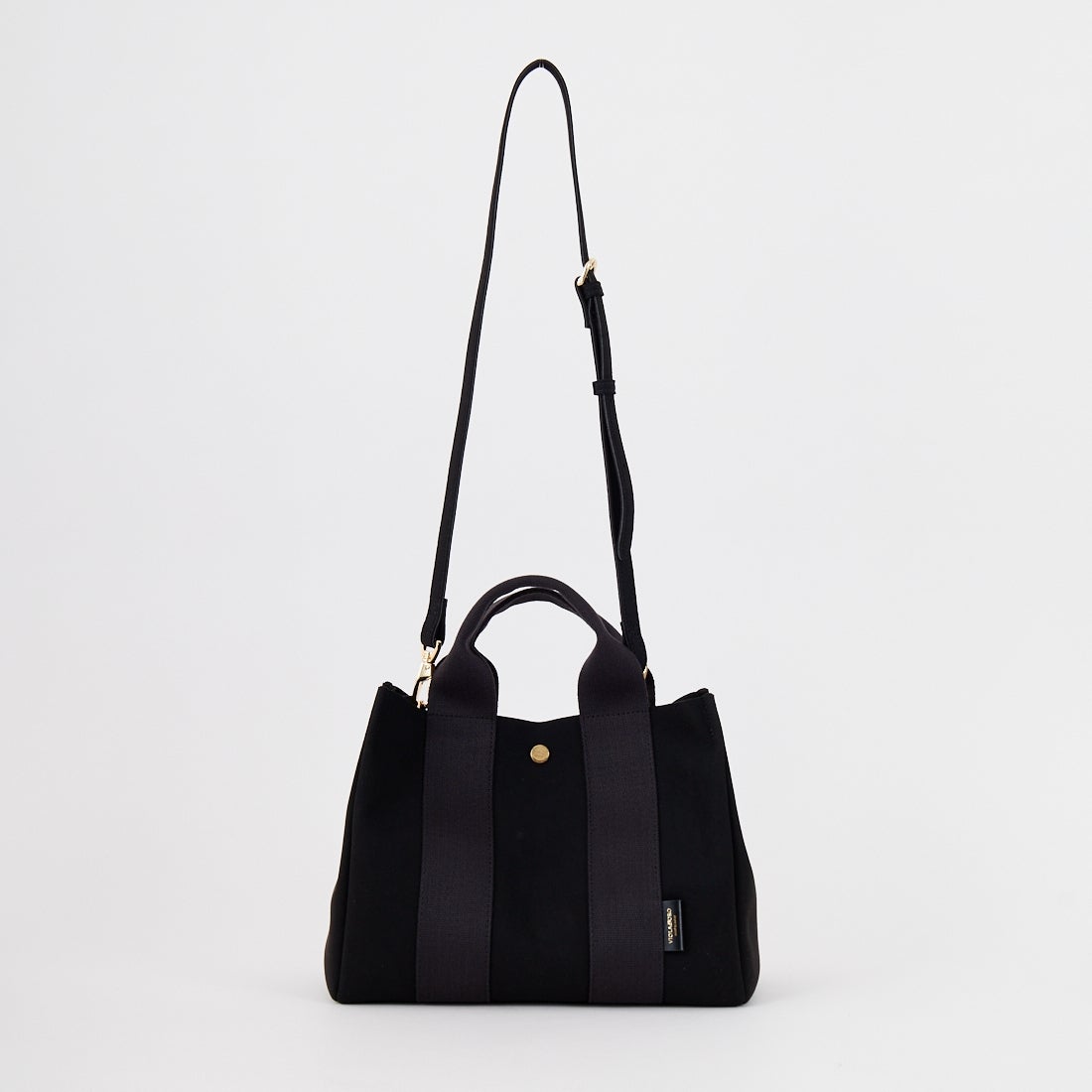VIOLAd'ORO [ヴィオラドーロ] GINO マイクロファイバースエードトートバッグ [V-2063] BLACK/BLK