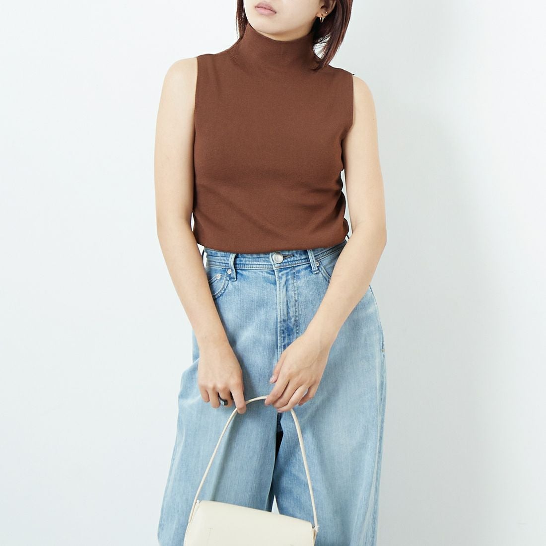 CLOCHE [クロシェ] ハイネックニットタンク [55285515]｜ジーンズ