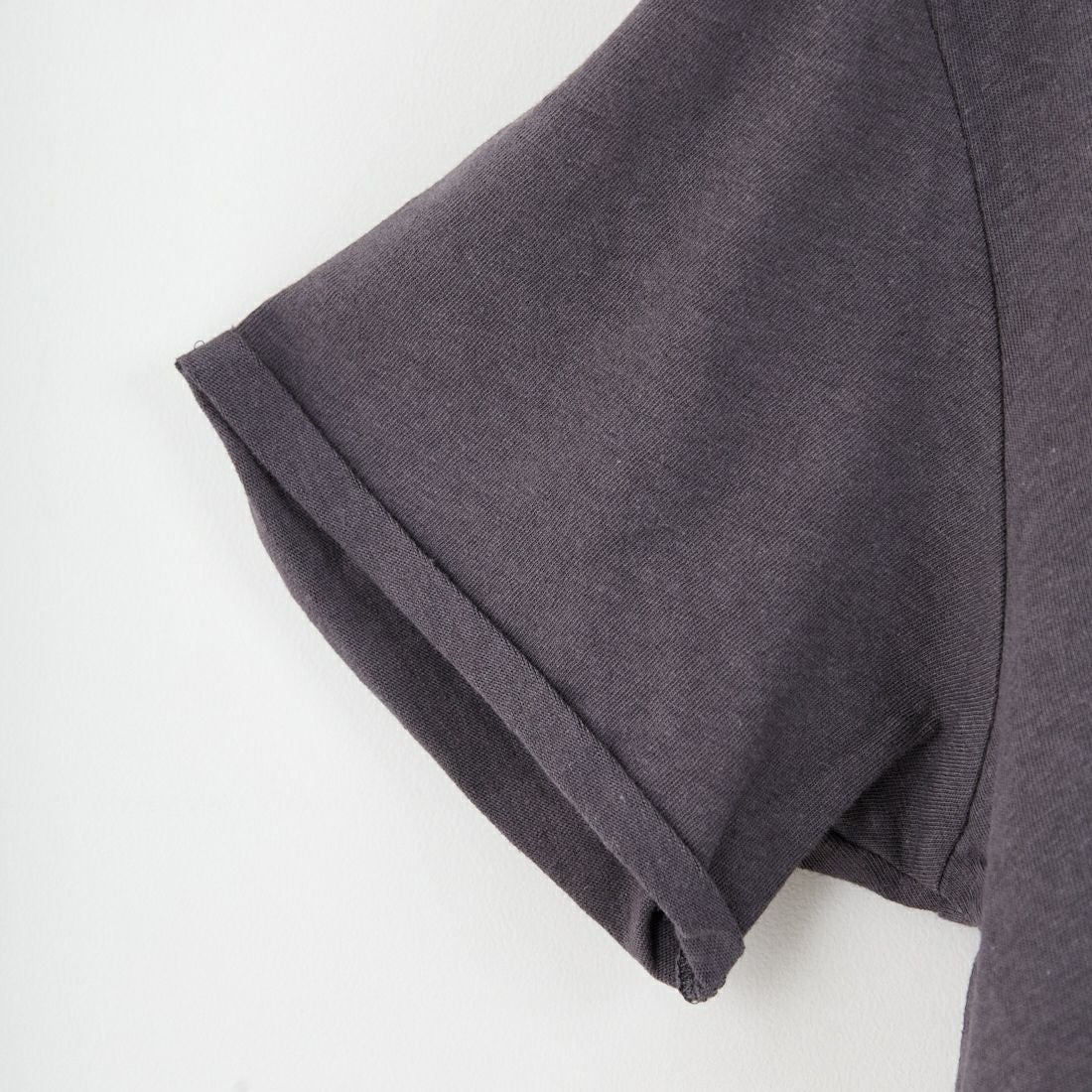 Johnbull [ジョンブル] コットンリネンハイネックTシャツ [JL252C11] 032 ﾁｬｺｰﾙ