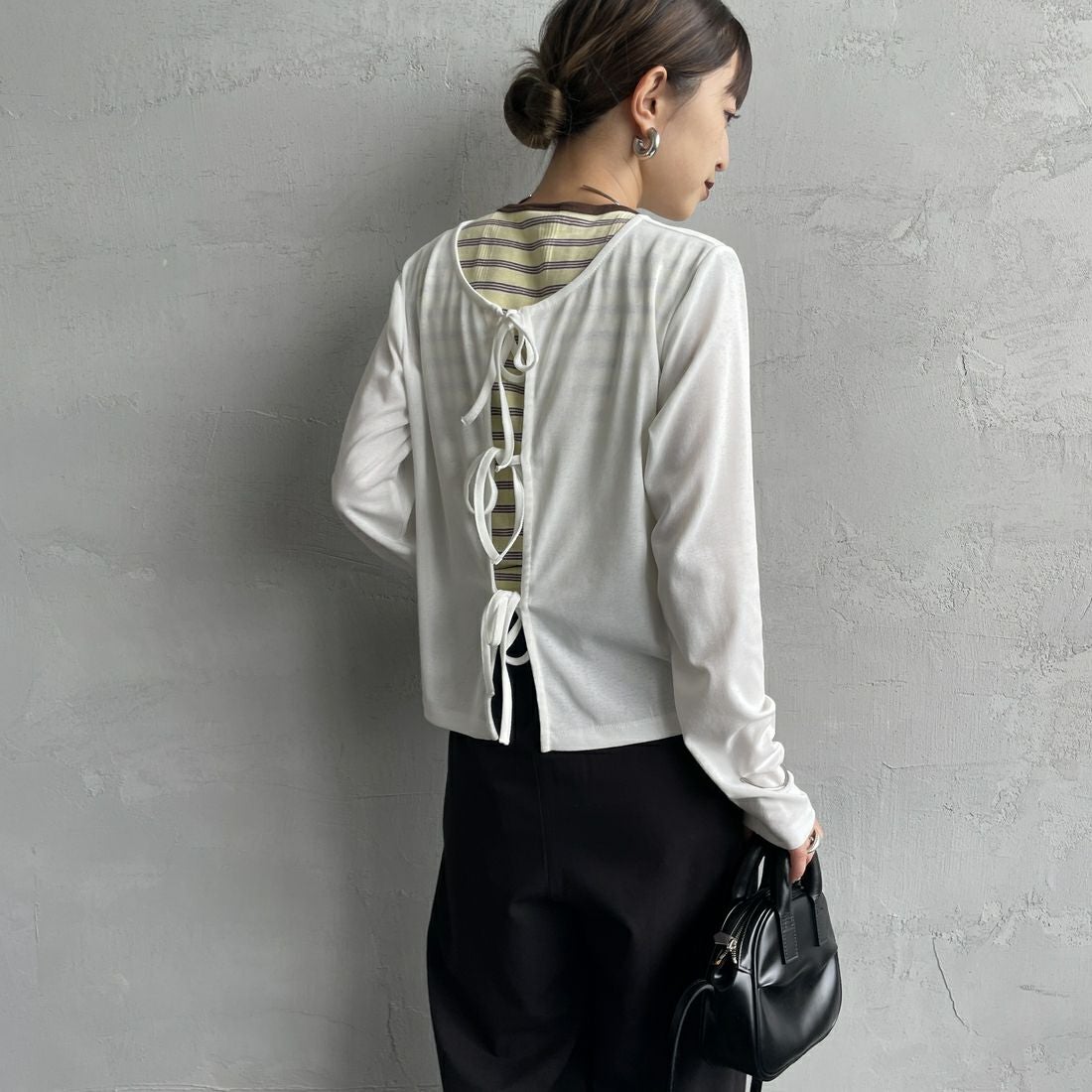 101 ﾎﾜｲﾄ&&モデル身長：150cm 着用サイズ：F&&