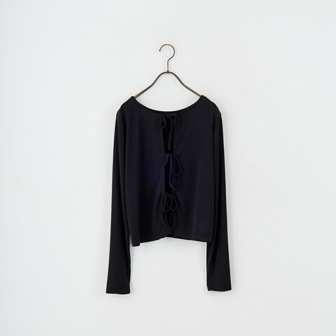 Jf Ready Made [ジェイエフレディメイド] 強撚フライス2WAYカーディガン [3103102] 801 ﾌﾞﾗｯｸ