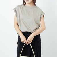 714 Gﾍﾞｰｼﾞ&&モデル身長：167cm 着用サイズ：F&&