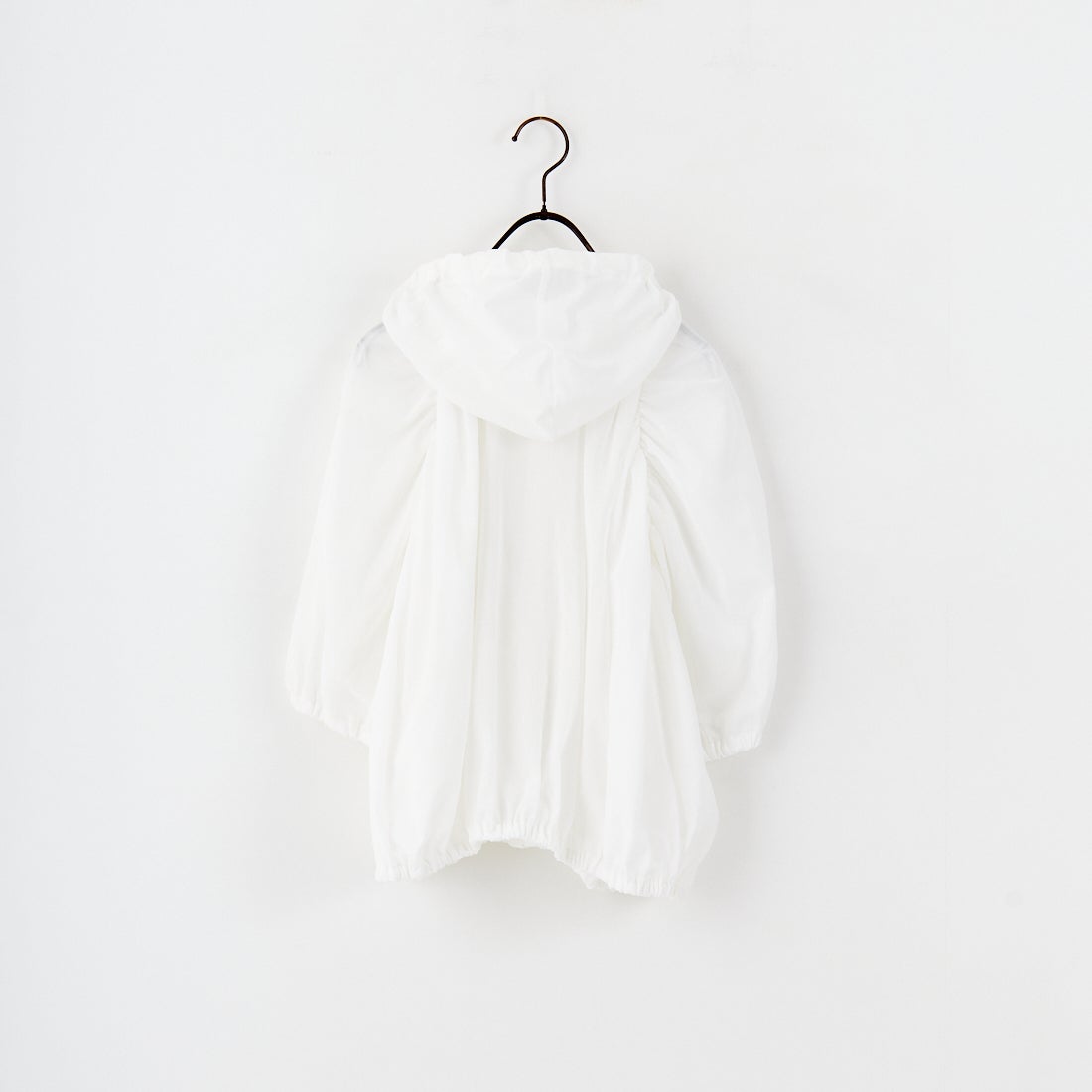 mizuiro ind [ミズイロインド] ギャザーフーデッドシャツ [2-230090] 11 O.WHITE