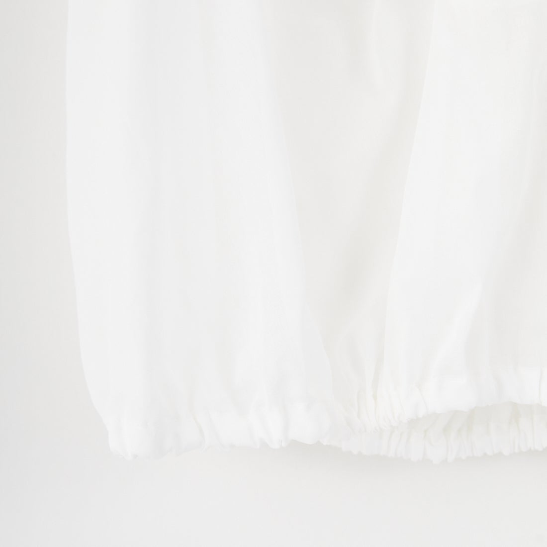 mizuiro ind [ミズイロインド] ギャザーフーデッドシャツ [2-230090] 11 O.WHITE