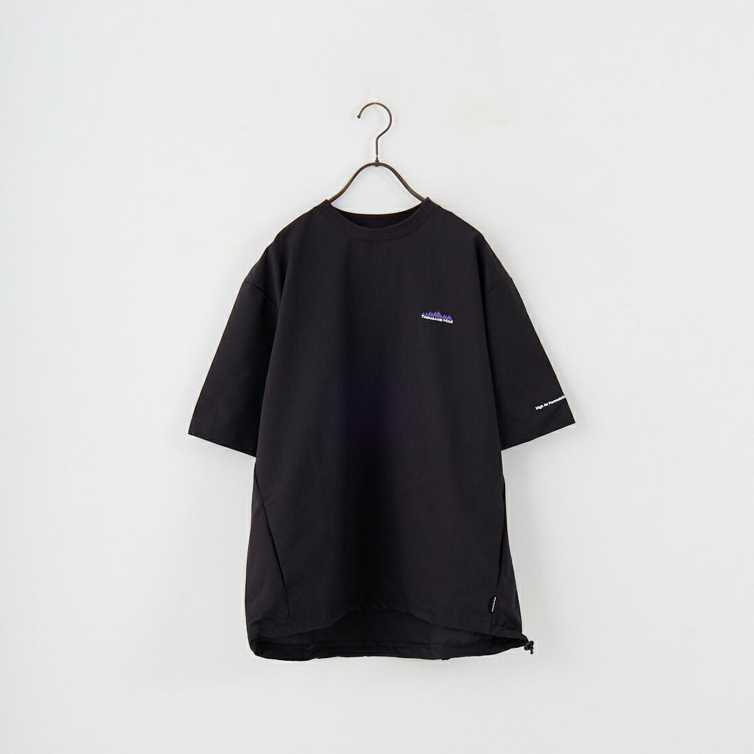 THOUSAND MILE [サウザンド マイル] ドローコードTシャツ [TM251HA00881] BLACK
