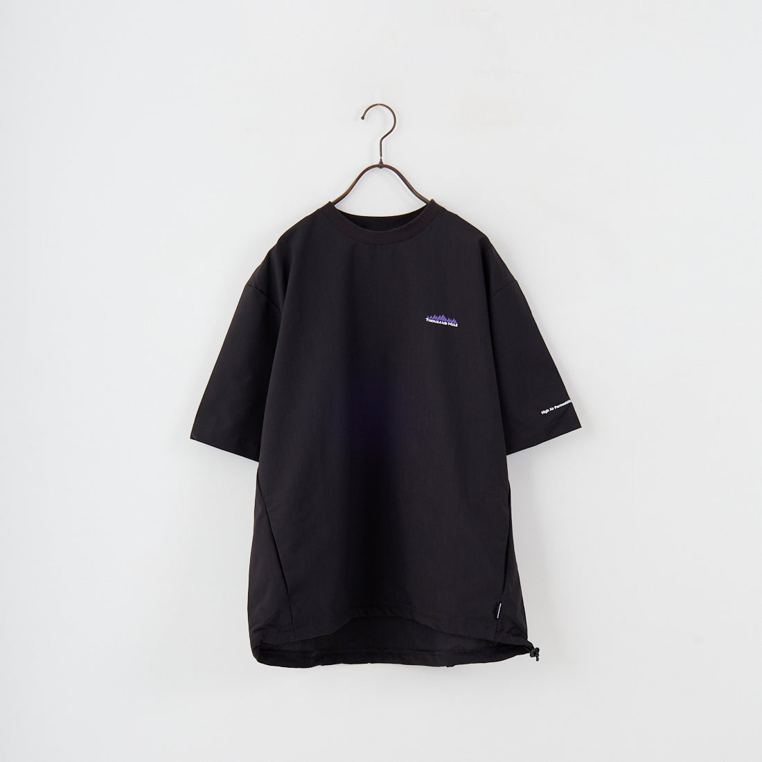 THOUSAND MILE [サウザンド マイル] ドローコードTシャツ [TM251HA00881] BLACK